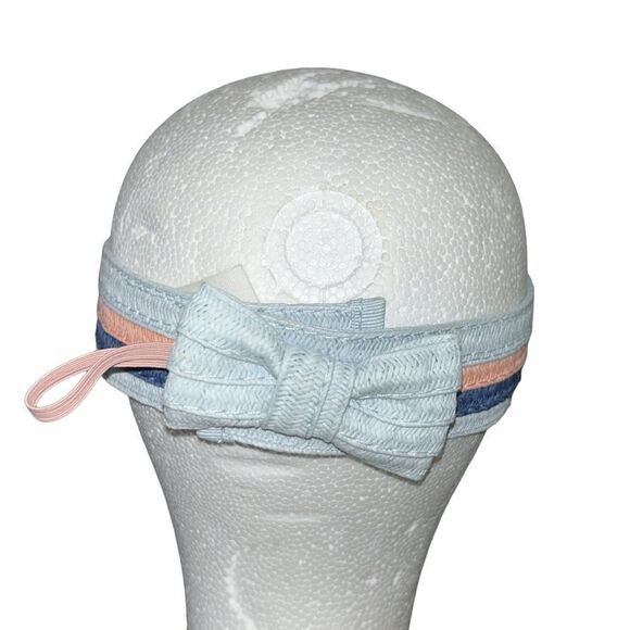 Gymboree Blue Stripe Visor Girls Hat(Size XS/S) - Picture 5 of 7